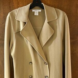 PleinAir Knitted Blazer With Belt, Size Medium, New Without Tags